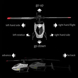 C129V2 Helicopter Toy Altitude Holding 360 Degrees Roll Remote Control Drone