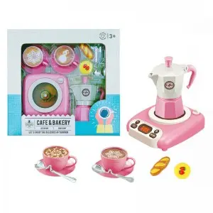Acousto-Optic Spray Induction Cooker Coffee Toy Set Pretend Play Afternoon Tea Toy Kit