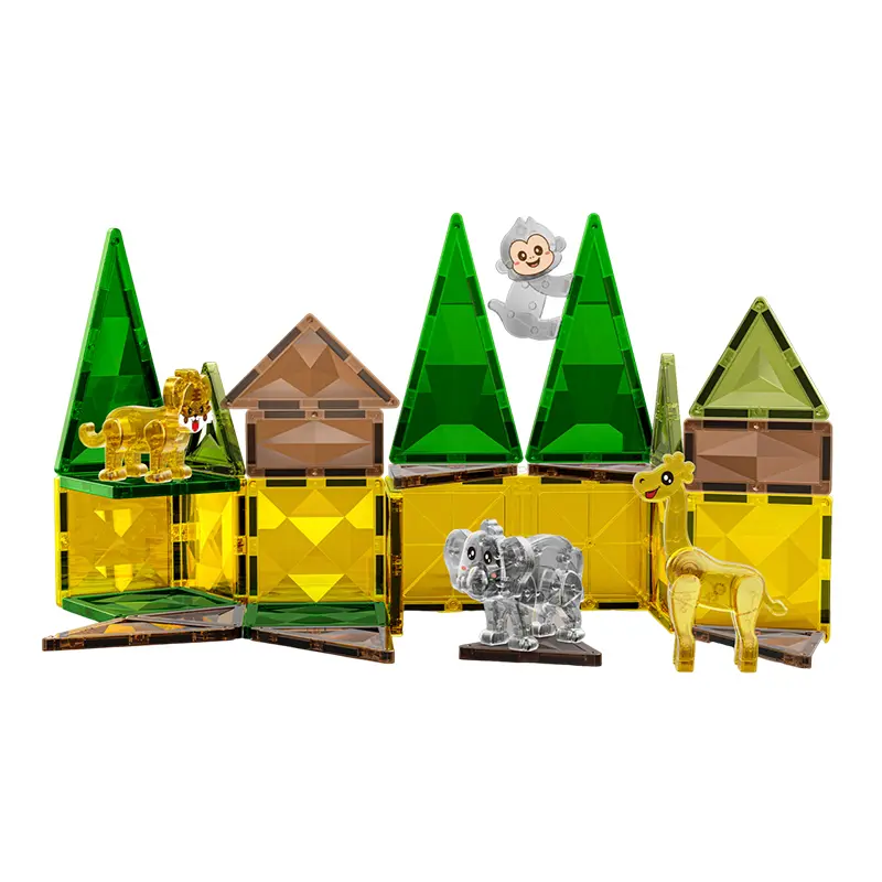 Animals Magnetic Tiles 主图 (1)