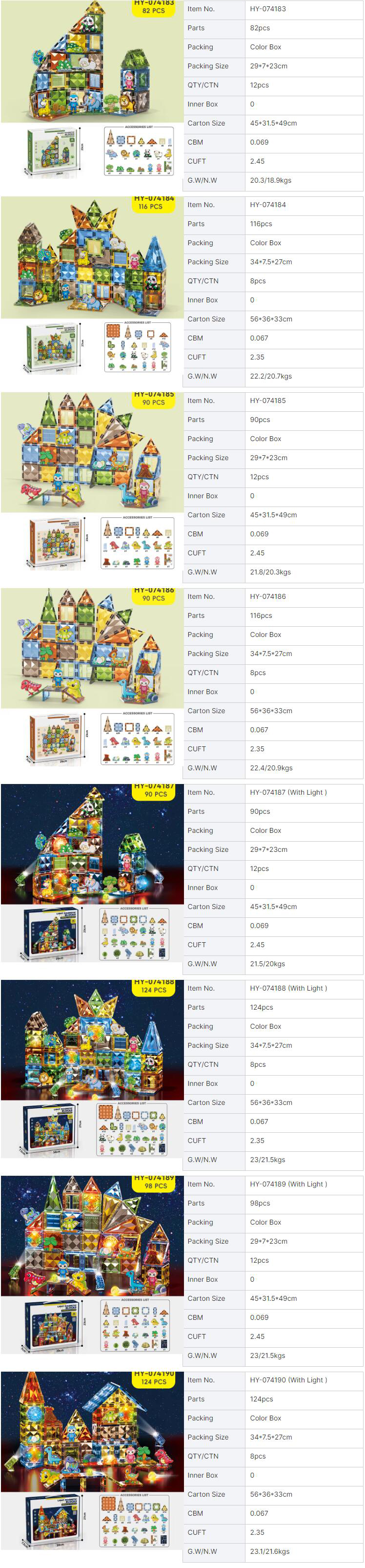 Magnetic Tiles Toys