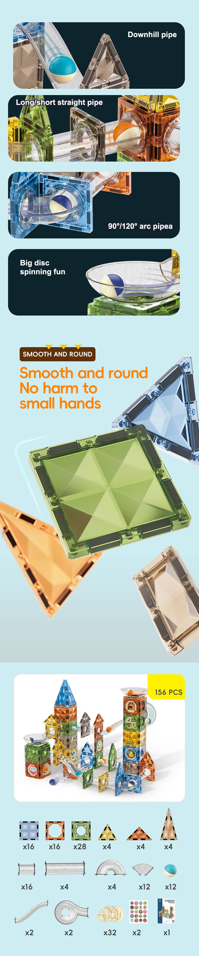 Magnetic tiles 3