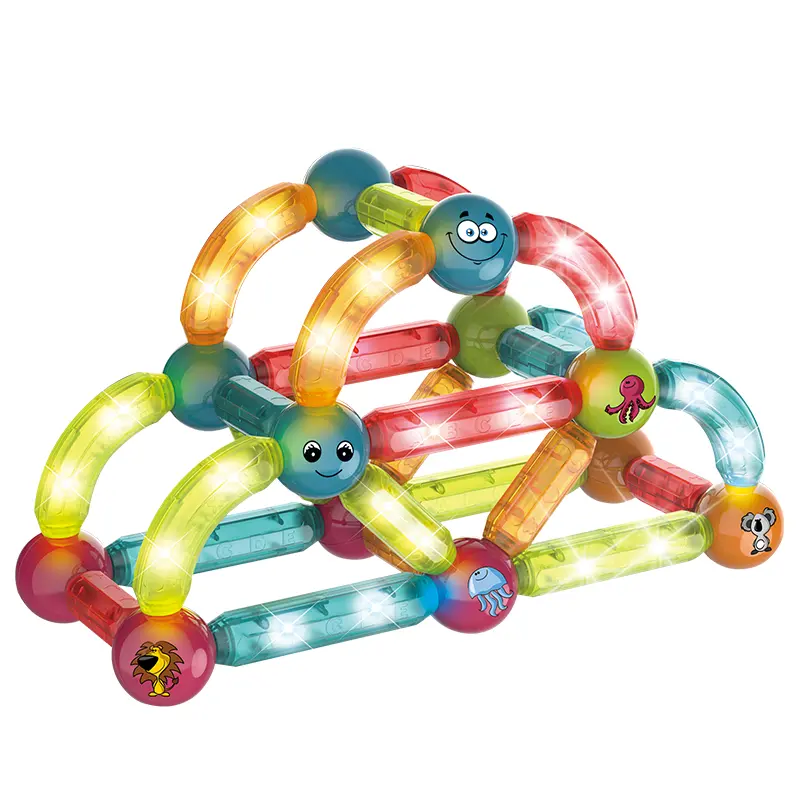 Magnetic Rods And Balls Toy (1)