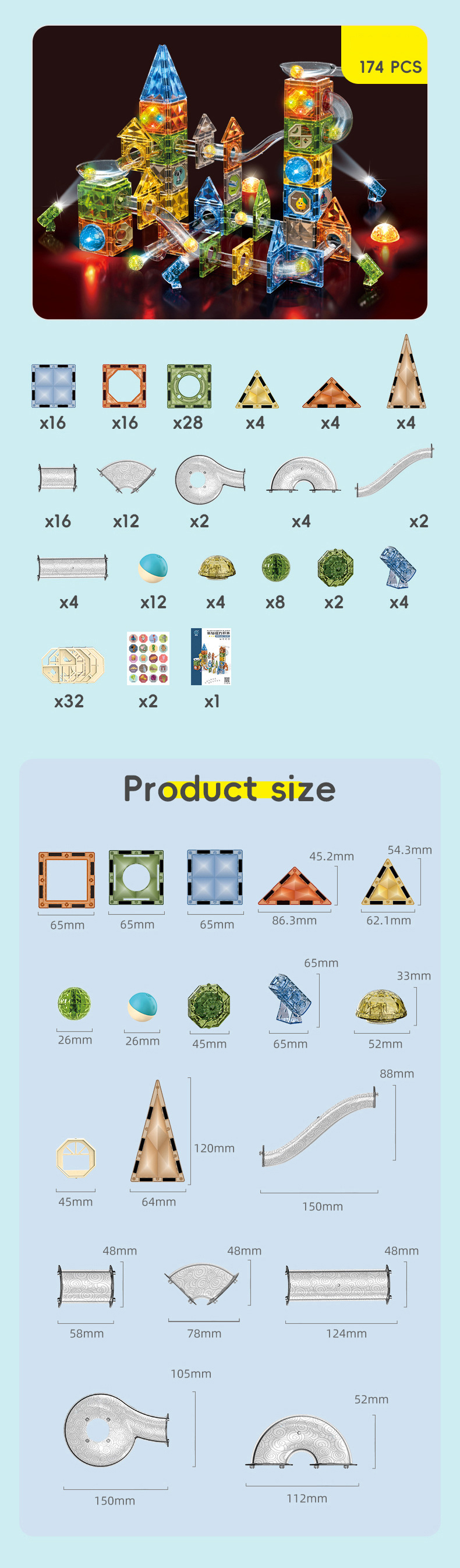 Magnetic tiles 5