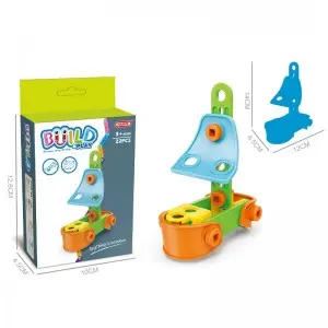 STEM Screw Assembly Kit Creative DIY Boat Aircraft Car Tricycle Wholesale Price Kids Building Block Toys for Custom