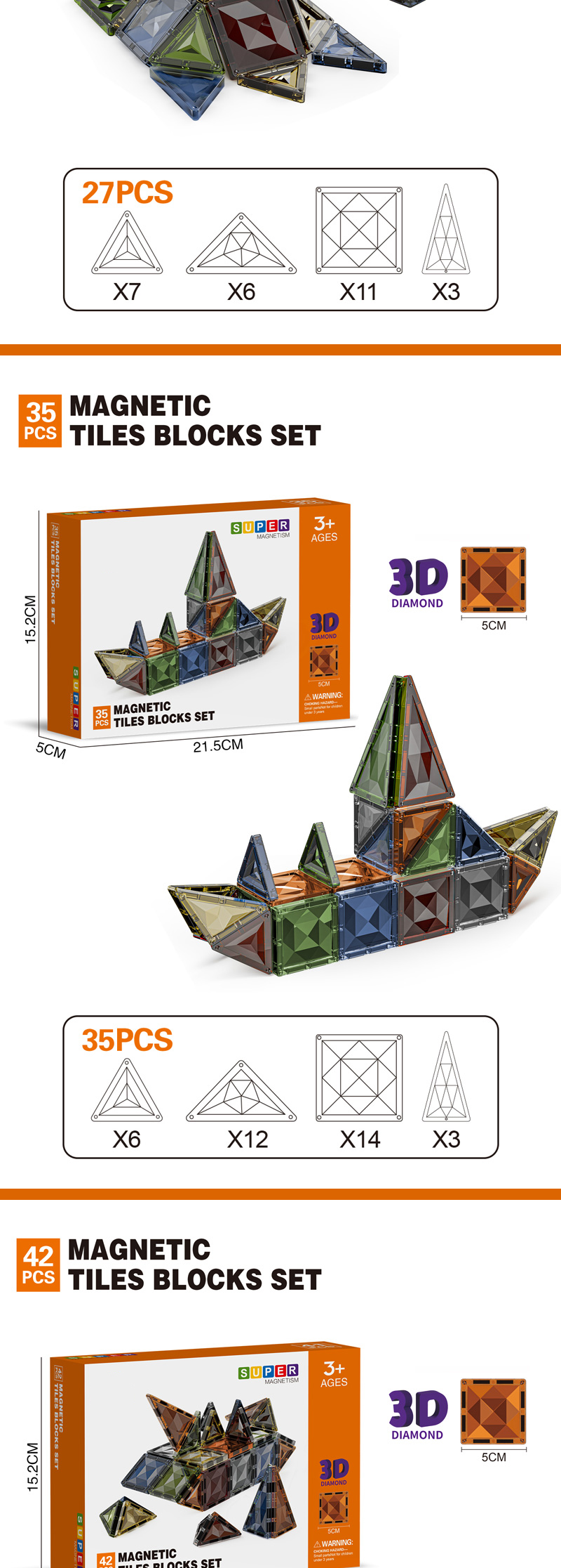 Magnetic Tiles (3)