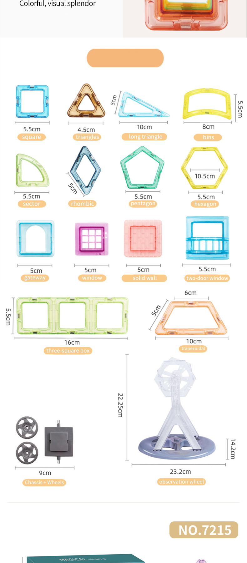Magnetic Tiles (9)