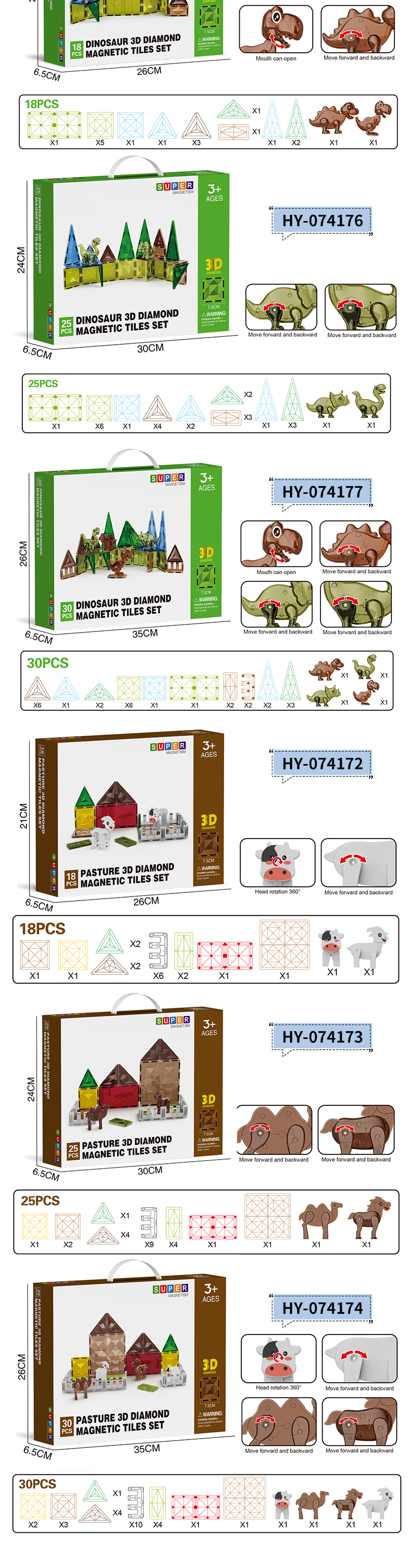 Magnetic Tiles (6)