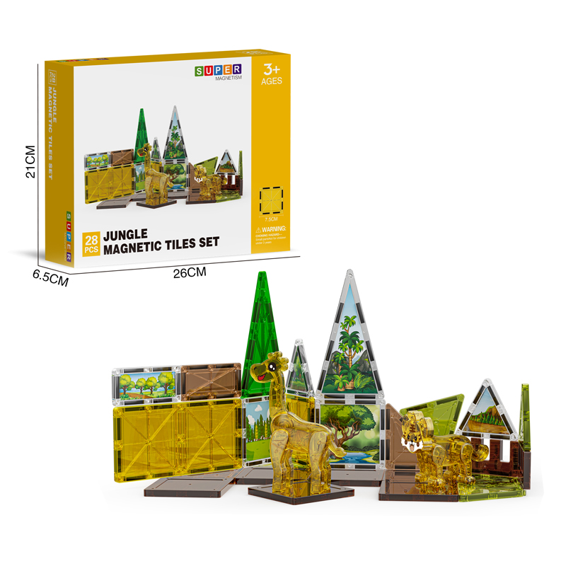Animal Magnetic Tiles HY-074157
