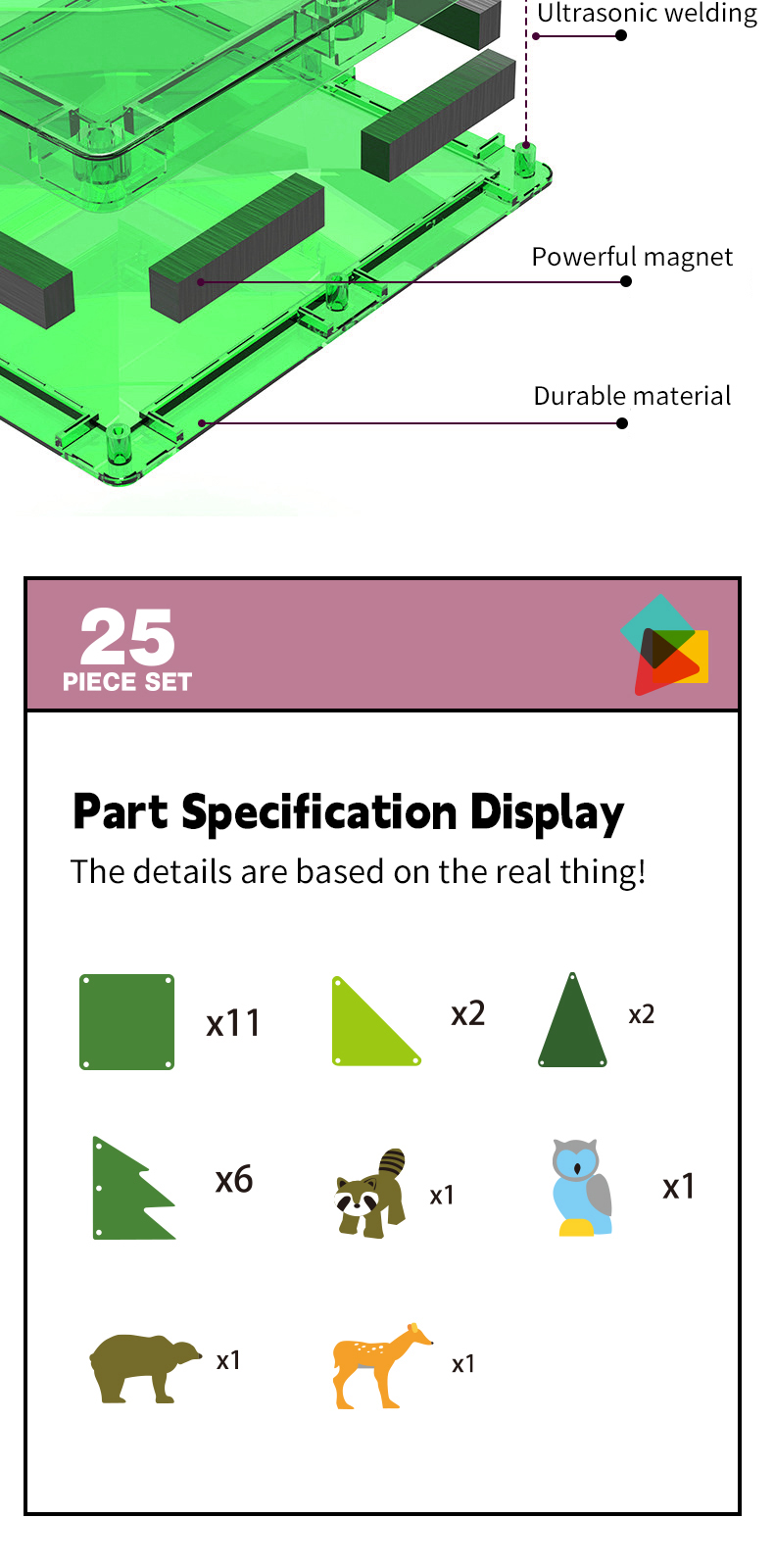 Magnetic tiles (9)