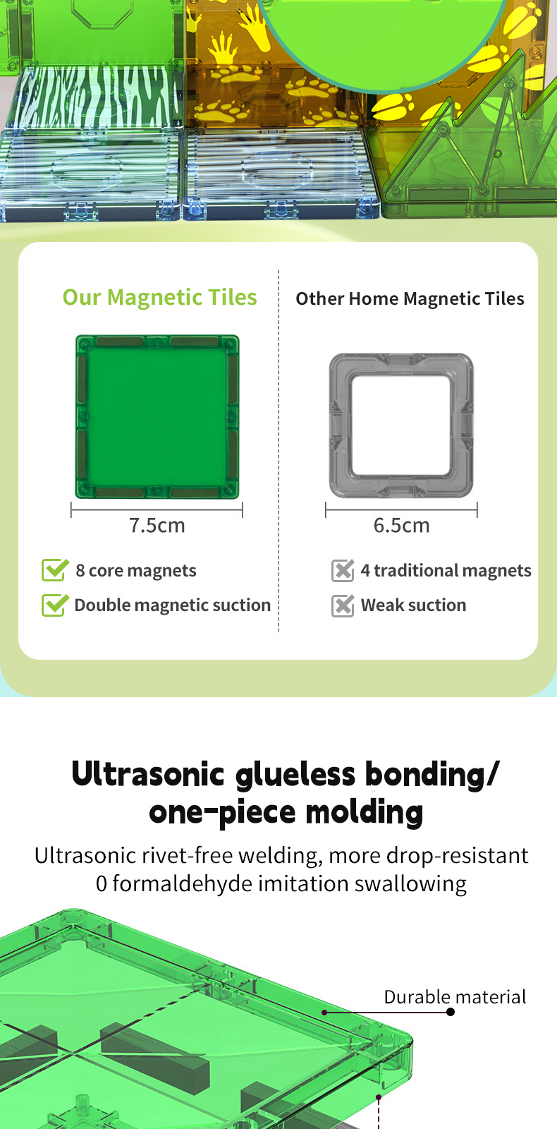 Magnetic tiles (8)