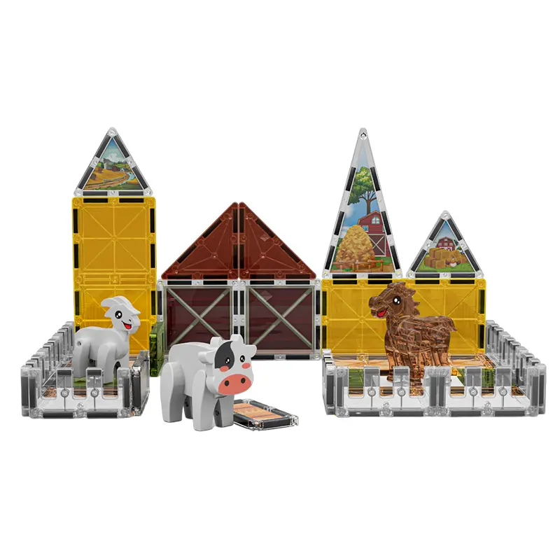 Animals Magnetic Tiles 主图 (1)