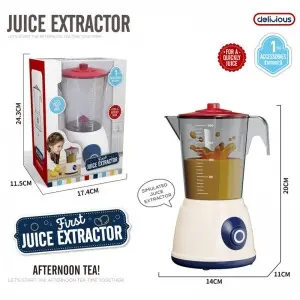 Kids Play House Juicer Toy Set Funny Fruits Cutting & Juice Making Pretend Play Kitchen Game ﻿