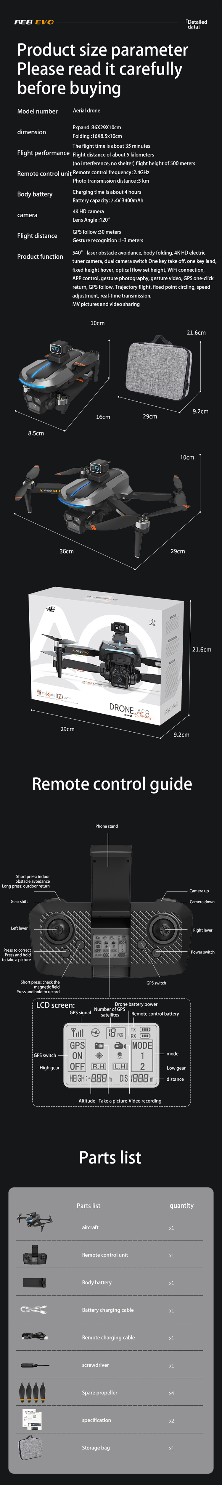 AE8 EVO Drone 5