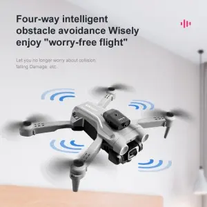 4K HD Dual Camera Photography Aircraft APP Control Quadcopter 360 Degrees Rotation Four-sided Abstacle Avoidance K9 Drone Toy