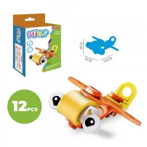 Intelligent DIY Screw Assemble Toys STEM Plastic Developing Flexible Model Building Blocks For Kids